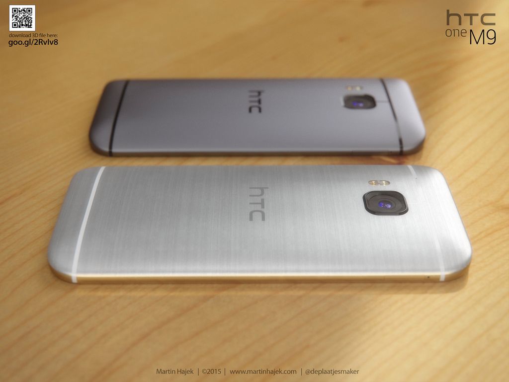 HTC One M9 z plotek vs HTC One M9 z reklam - porównanie designu 9