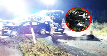 Zwierzę wybiegło na drogę. Koszmarna kraksa. Siedem osób rannych