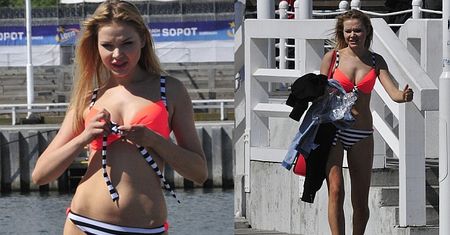 Ciupa w BIKINI w Sopocie! (ZDJĘCIA)