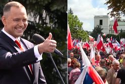 Nawrocki wyszedł do tłumu pod Sejmem. "Będę waszym głosem"