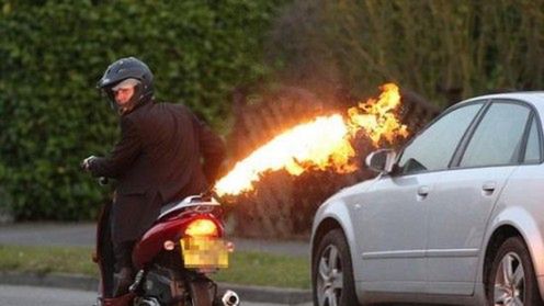 Zrób to sam: miotacz ognia w skuterze 1