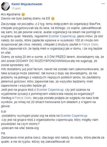 Źródło: facebook.com