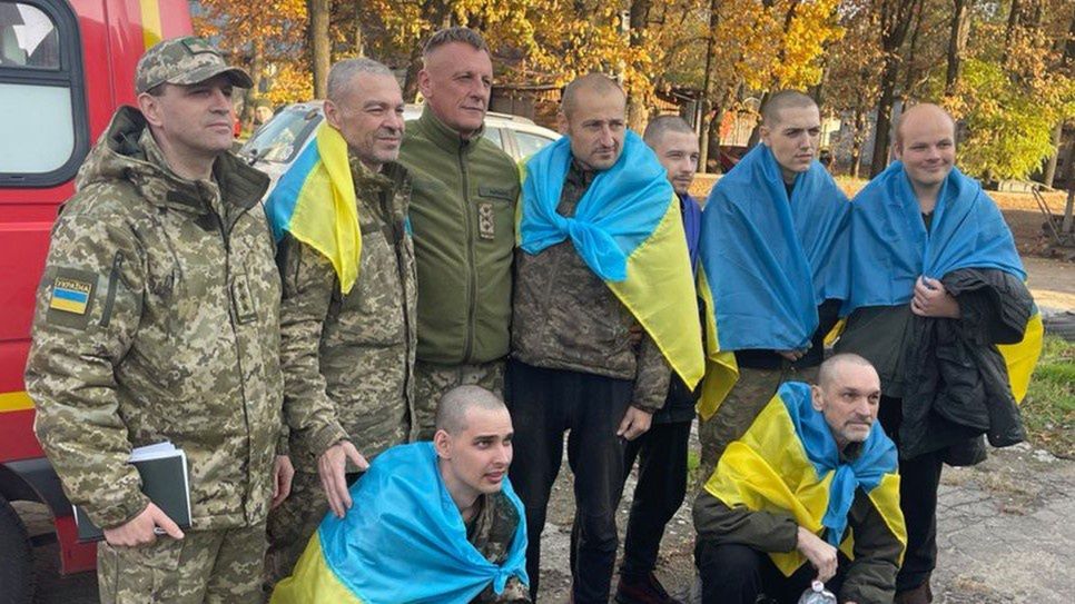 Ukraińcy uwolnieni w rosyjskiej niewoli, 29 października 2022 
