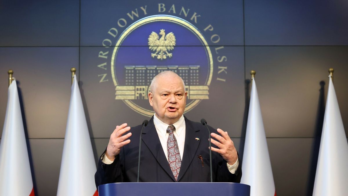 Na zdjęciu prezes NBP Adam Glapiński