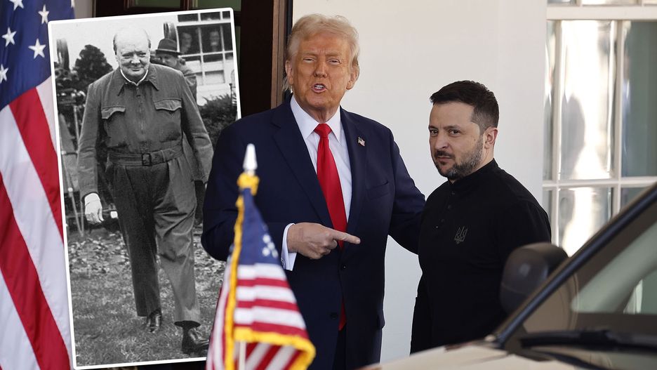 Churchill w Białym Domu