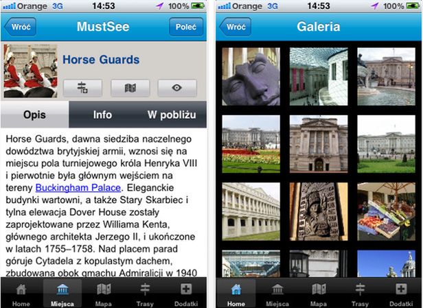 Mobilne przewodniki po europejskich stolicach na iPhone’a 3