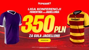 Bonus 350 zł za gola Jagiellonii w meczu z Fiorentiną