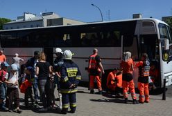 Wypadek autobusu wycieczkowego. 20 dzieci trafiło do szpitala