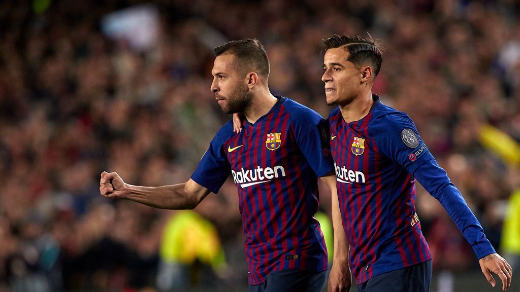 Zdjęcie okładkowe artykułu: Getty Images / Quality Sport Images / Na zdjęciu od lewej: Jordi Alba i Philippe Coutinho