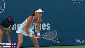 WTA New Haven: 1/4 finału: A. Radwańska - P. Kvitova (mecz)