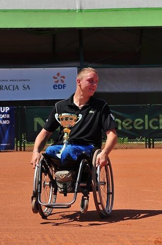 Nicolas Peifer, triumfator dwóch turniejów Wielkiego Szlema, zwyciężył we Wrocławiu w 2009 roku