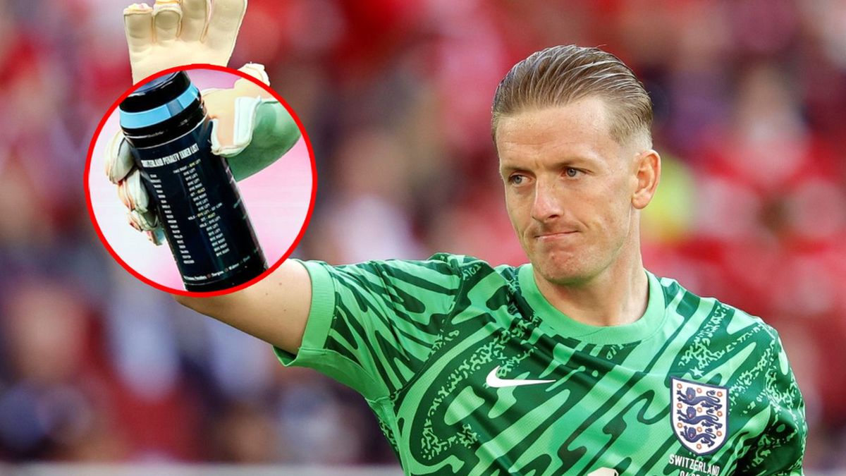 PAP/EPA / EPA/RONALD WITTEK/x.com/sport_tvppl  / Na zdjęciu: Jordan Pickford