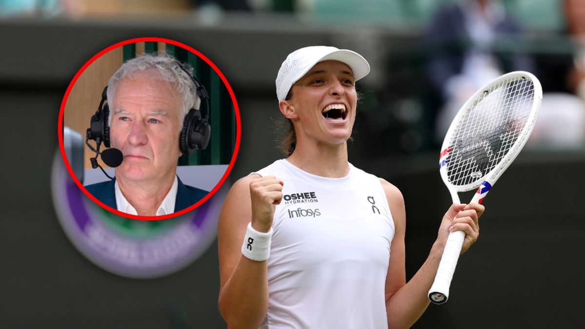 Getty Images / Na zdjęciu: Iga Świątek / John McEnroe