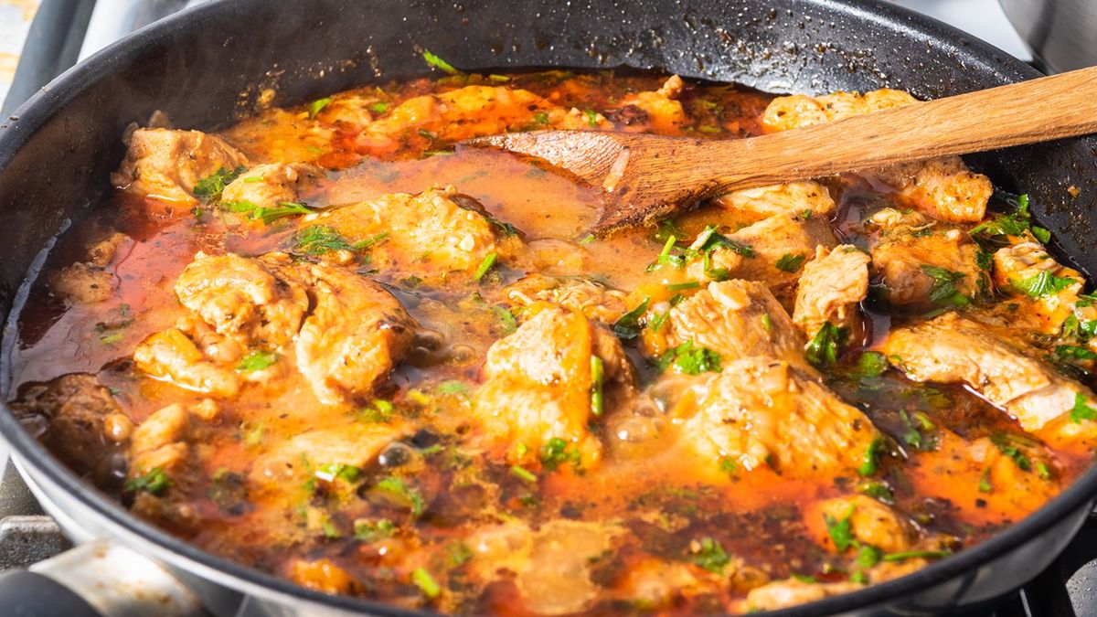 Aromatyczny kurczak w sosie curry