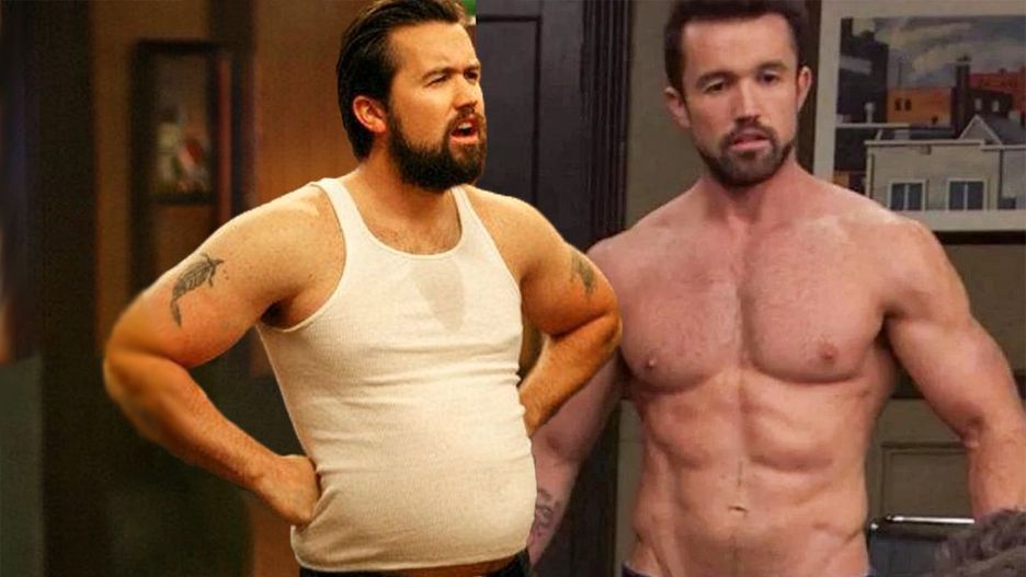 Rob McElhenney przed i po