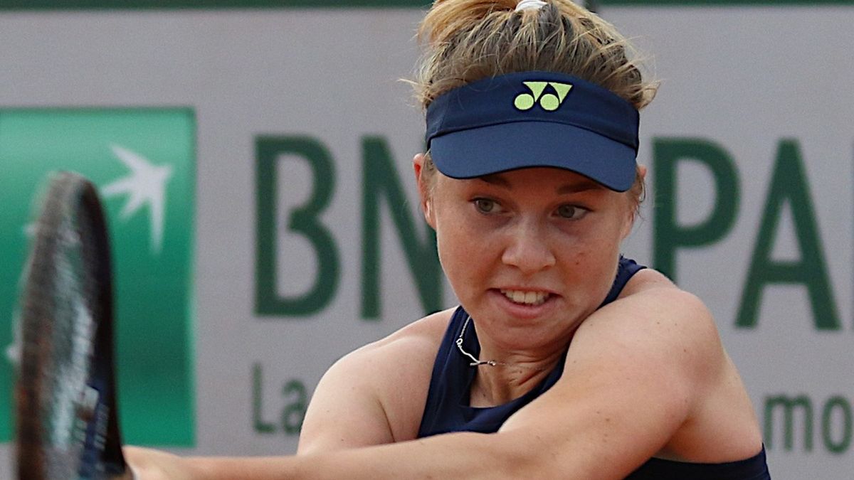 Wikimedia Commons / si.robi / Linda Noskova w czasie meczu tenisowego