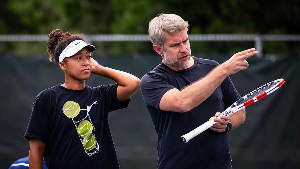 Getty Images / Robert Prange / Na zdjęciu: Naomi Osaka i Tomasz Wiktorowski