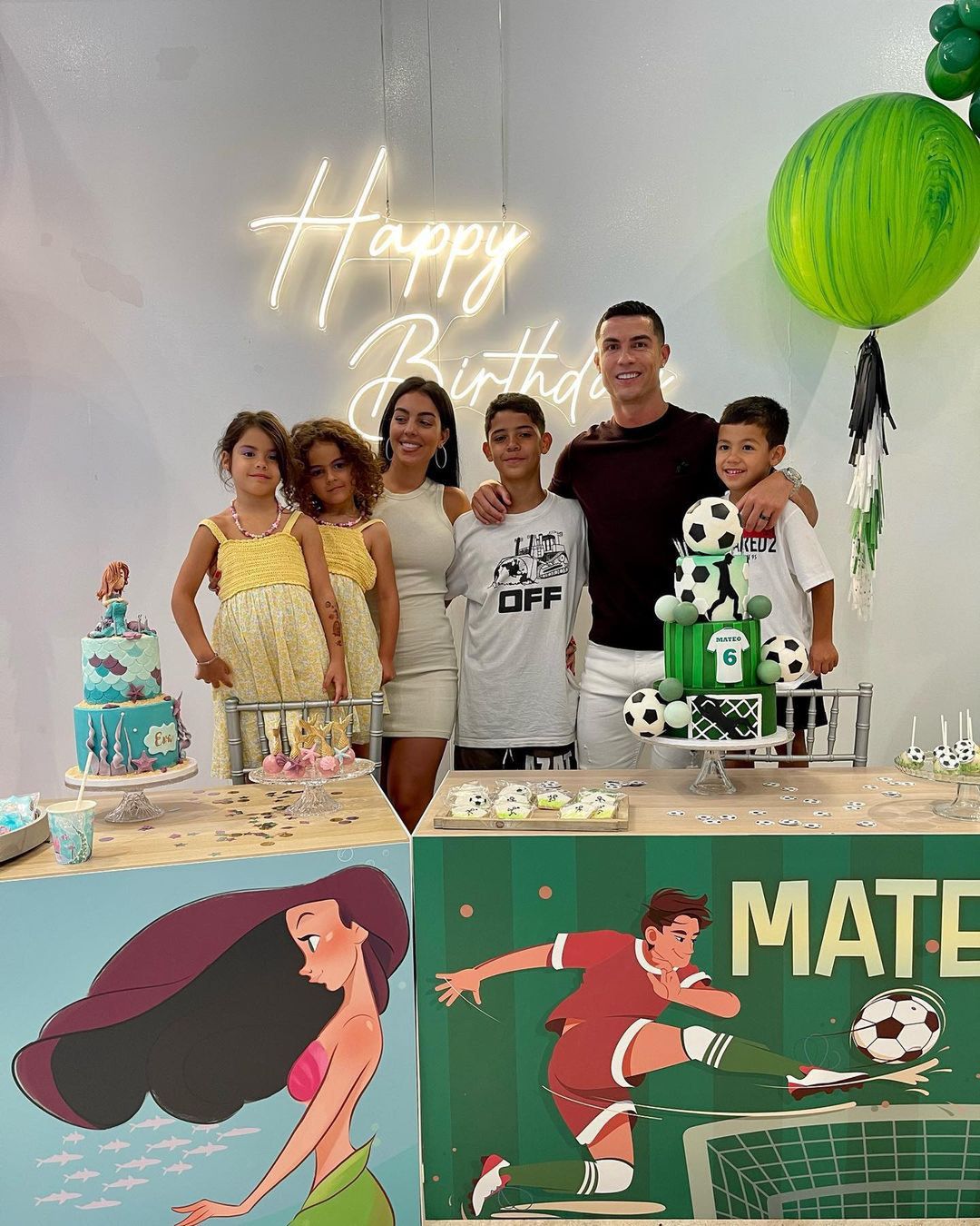 Cristiano Ronaldo i Georgina Rodriguez świętowali urodziny bliźniąt 