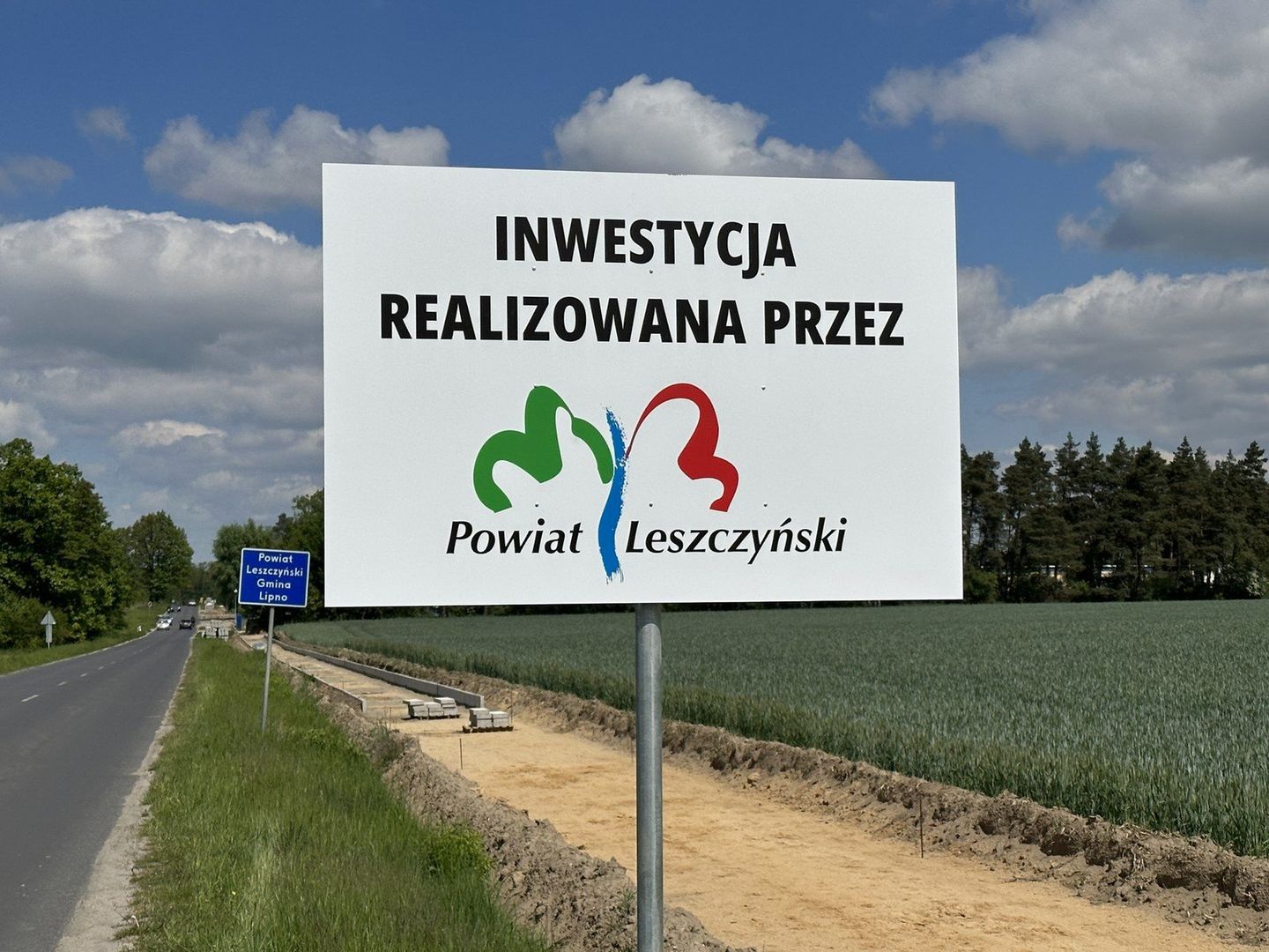 Budowa ścieżki rowerowej z Leszna do Gronówka