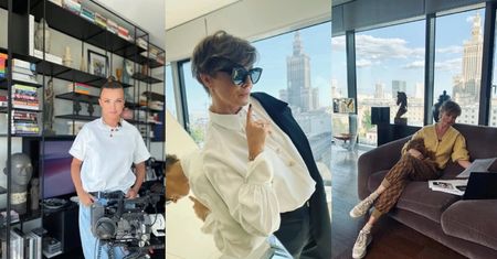Tak mieszka Katarzyna Sokołowska: luksusowy apartament w centrum stolicy, widok na Pałac Kultury i wyszukane dzieła sztuki (ZDJĘCIA)