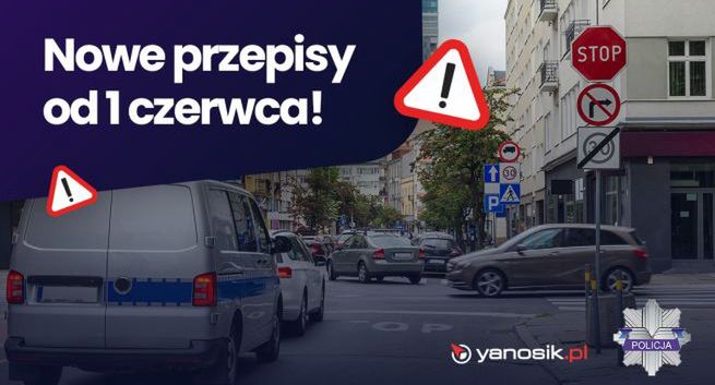 Aplikacja Yanosik i policja z nową akcją informacyjną. Chodzi o zmienione przepisy