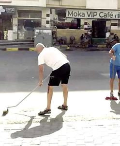 Od lat sprzątają ulice Hurghady. Jednym z nich jest Polak