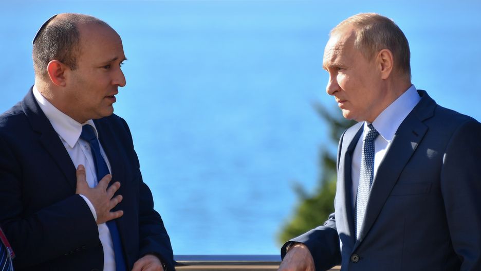 Władimir Putin i Naftali Bennett