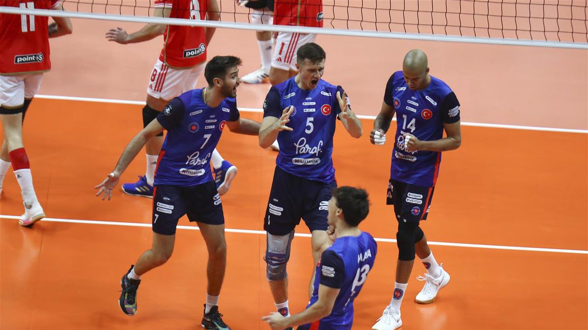 Materiały prasowe / CEV / Siatkarze Halkbanku Ankara jesienią 2023 roku