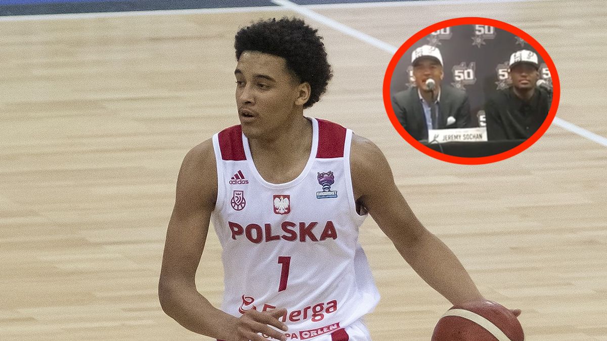 Jeremy Sochan zaskoczył wszystkich podczas pierwszej konferencji w klubie NBA