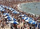 Słoneczne plaże w Hiszpanii.