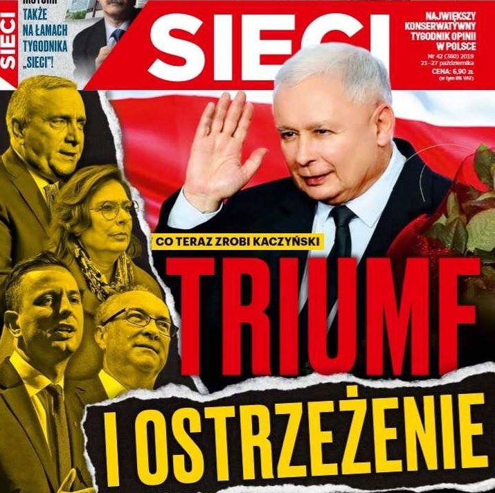 PiS triumfuje, ale nie może czuć się bezpiecznie. Nowe okładki tygodników