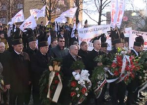 Uroczystości 32. rocznicy pacyfikacji kopalni Wujek