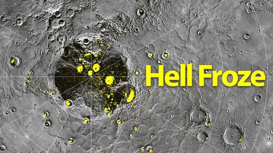 Na Merkurym odkryto zamarzniętą wodę 1