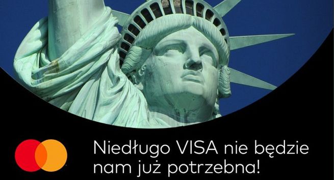 Mastercard po zniesieniu wiz żartuje, że „Visa nie będzie już potrzebna”