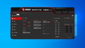 MSI Gaming OSD 2.0 ekran główny