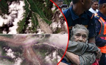 Obrazy z satelity pokazują skalę katastrofy w Nepalu