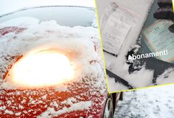 Za wycieraczką mandat, na szybie śnieg, a za nią... abonament. Urzędnicy mówią, że kontrolerzy nie są od odśnieżania