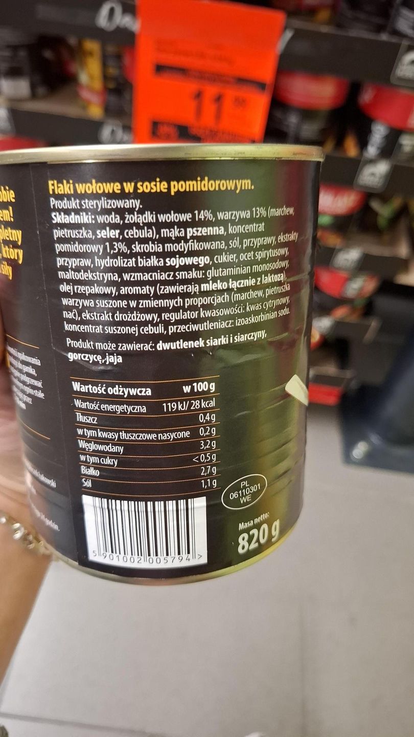 Gulasz wołowy i flaki
