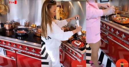 Joanna Przetakiewicz przedstawia swój przepis na niedzielny obiad: "Uśmiech, szpilki, RÓŻOWY LAKIER do paznokci"
