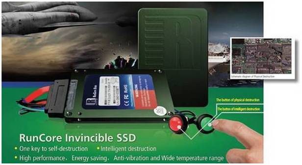 RunCore InVincible - napęd SSD z wbudowanym mechanizmem autodestrukcji 2