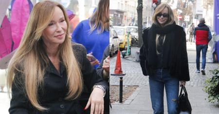 Joanna Przetakiewicz wietrzy kostki przed studiem "Dzień Dobry TVN" z torebką za prawie 150 TYSIĘCY złotych