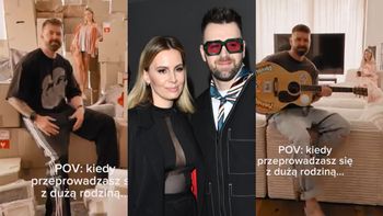 Agnieszka i Grzegorz Hyży przeprowadzili się! Prezenterka pokazała salon w nowym domu