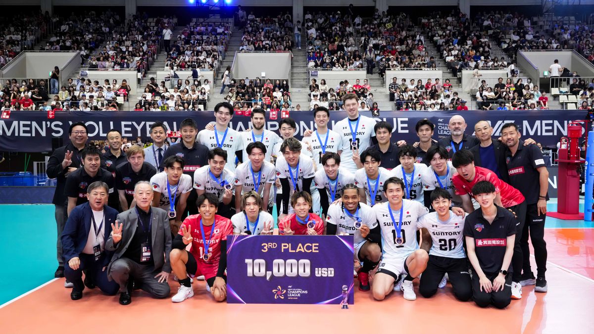 Materiały prasowe / asianvolleyball.net / Siatkarze Suntory Sunbirds z brązowym medalem KMA