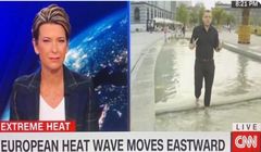 Wojciech Bojanowski zadebiutował jako korespondent w CNN. "Postanowiłem przejść boso kilka kroków"