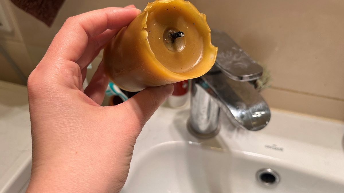 Świeca to game changer na zacieki na kranie.