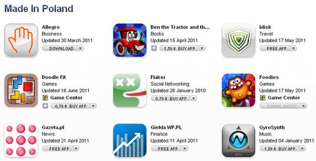 Made in Poland – nowa zakładka w App Store 2
