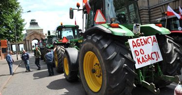 Protest rolników w Szczecinie. Domagają się zrównania dopłat