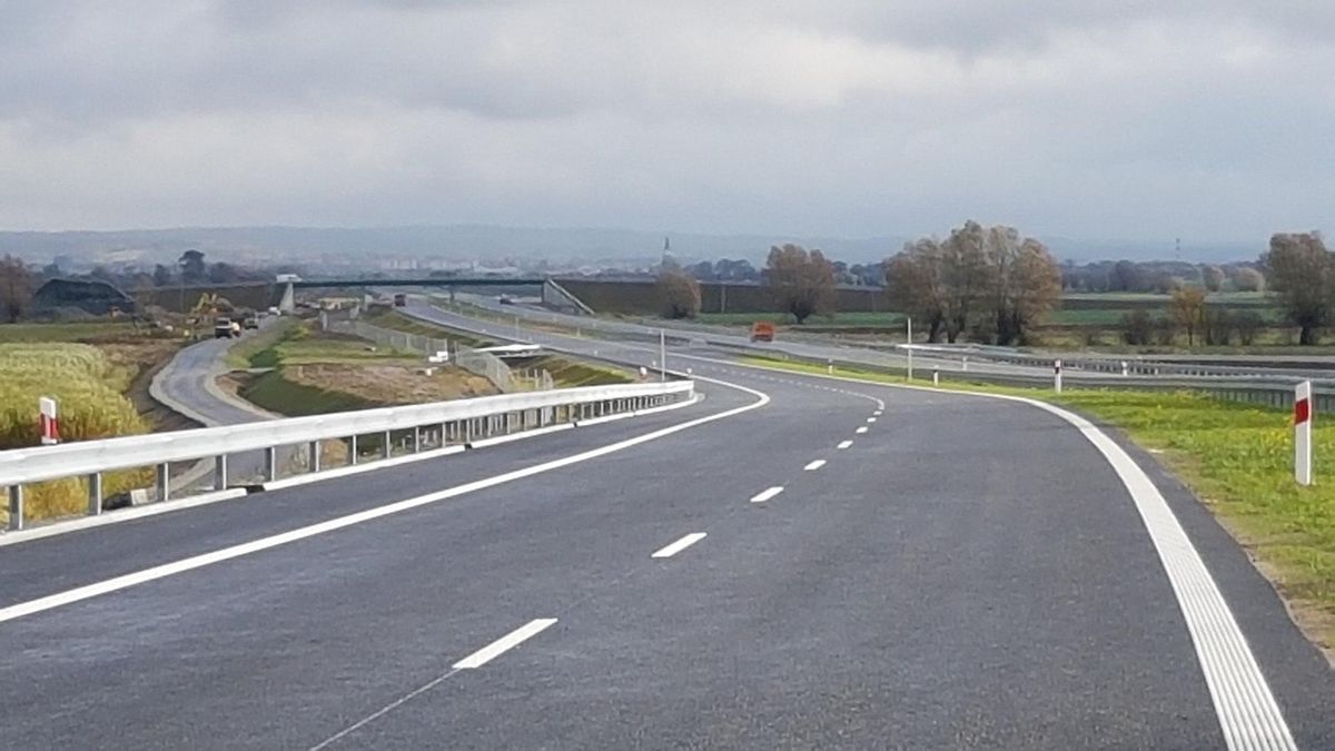 Fragment drogi ekspresowej S7 z Gdańska do Elbląga.