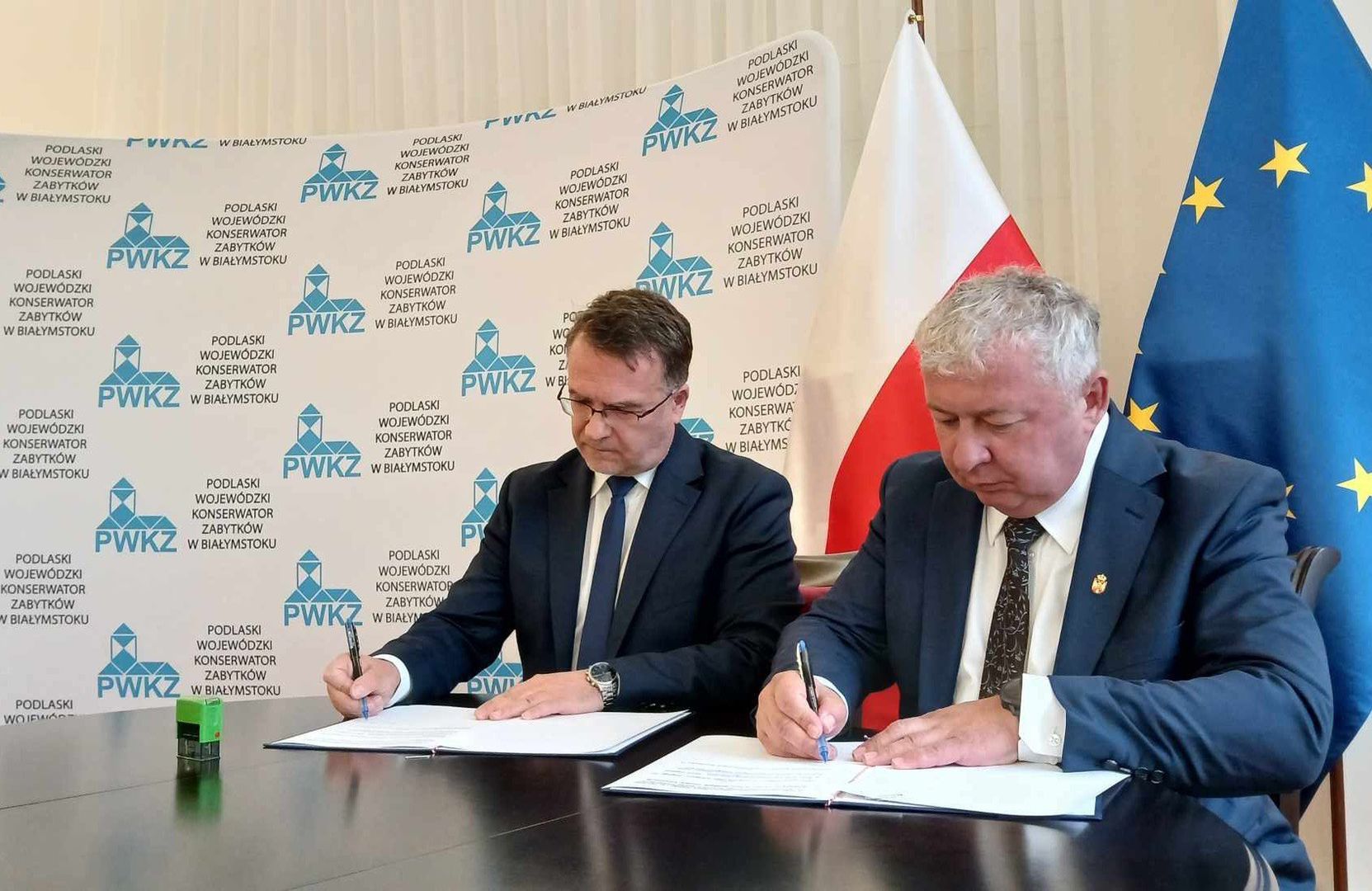 Podpisanie umowy o współpracy Wojewódzkiego Konserwatora Zabytków z Izbą Przemysłowo-Handlową