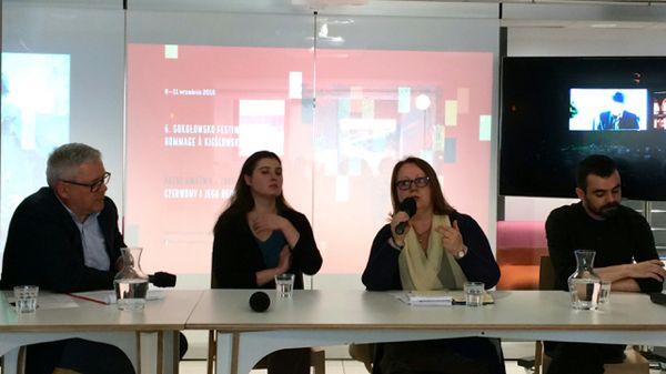 Dorota Pacciarelli prezentuje nową formułę Festiwalu Hommage &#224; Kieślowski w Narodowym Instytycie Audiowizualnym
